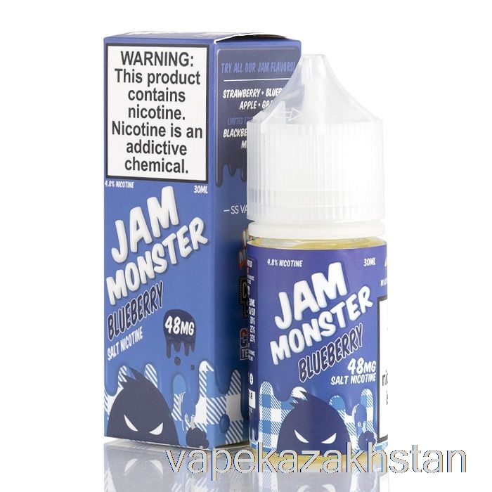 Vape Smoke Blueberry - Jam Monster Salts - 30mL 24mg